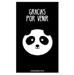 Stickers rect. gdes. Panda 16u Pers